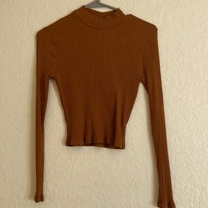 brown long sleeve
